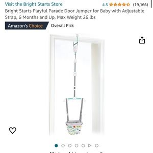Bright Starts Playful Parade Door Jumper for Baby